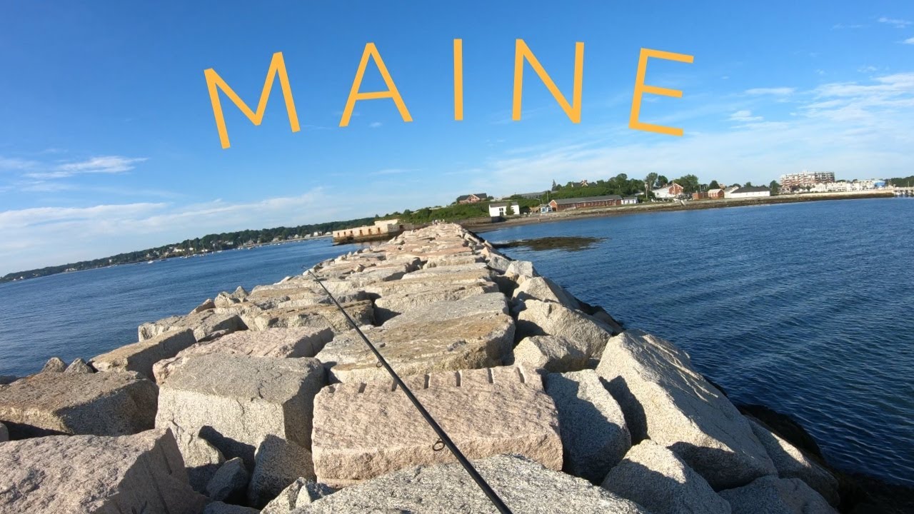 Fishing in Maine - Jetty Fishing for Stripers