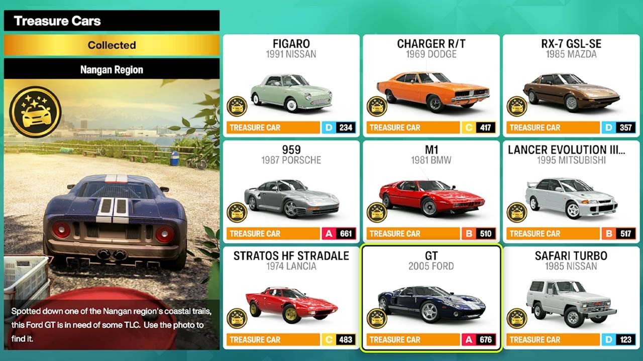 Как разблокировать все автомобили-сокровища в Forza Horizon 6 (Руководство для охотника за сокров...