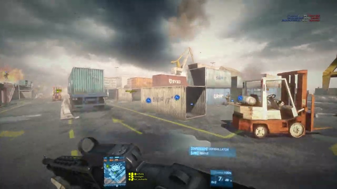 Battlefield 3 TDM Canals SPAS-12 With 55 Revives