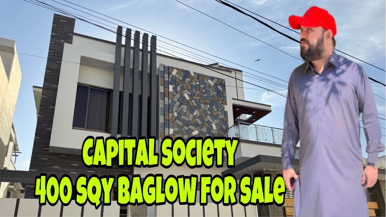 Capital society baglow for sale 400 sqy |scheme 33 Karachi