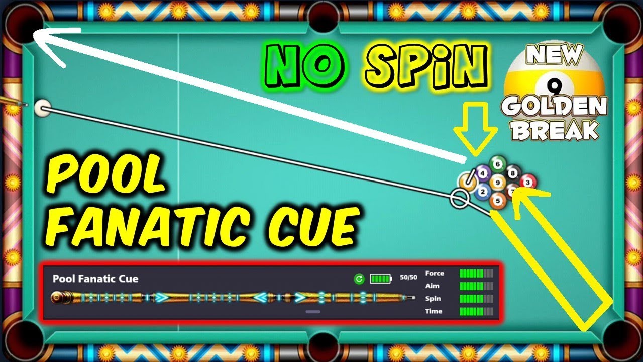 9 Ball Pool : New Golden Break With Pool Fanatic Cue | 1000% Working