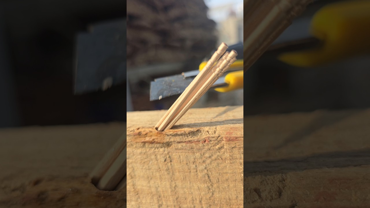 Fix Loose Screws in Wood with This Stick Trick#diy#crafts
