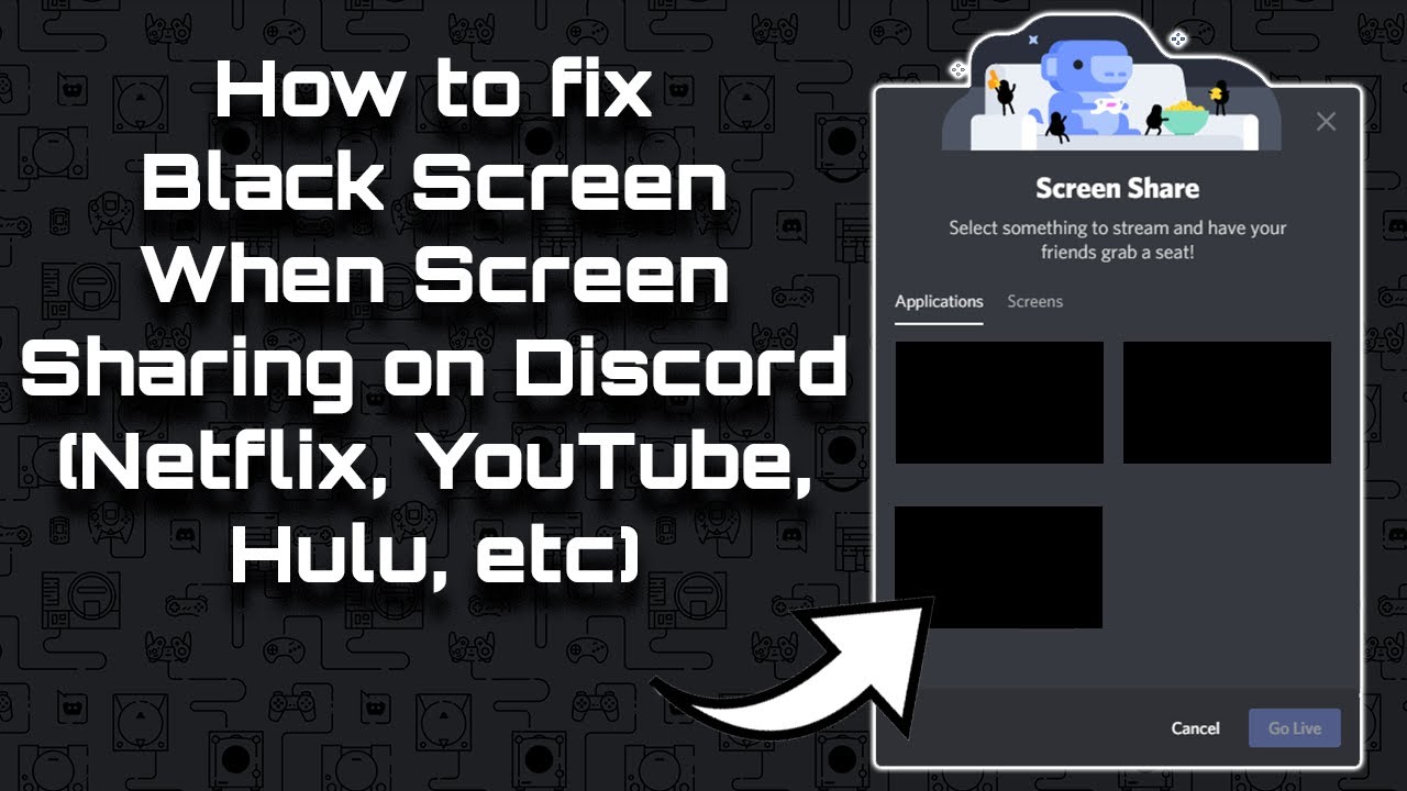 Как исправить черный экран при демонстрации экрана в Discord (Netflix, YouTube, Hulu и т. д.)!