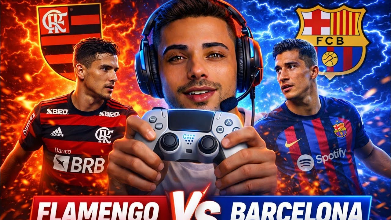 E essa partida  X1  eFootball_2026  Flamengo x Barcelona rumo liga1