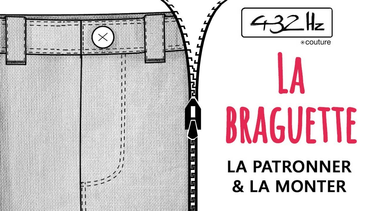 Coudre une Braguette: La patronner & la monter