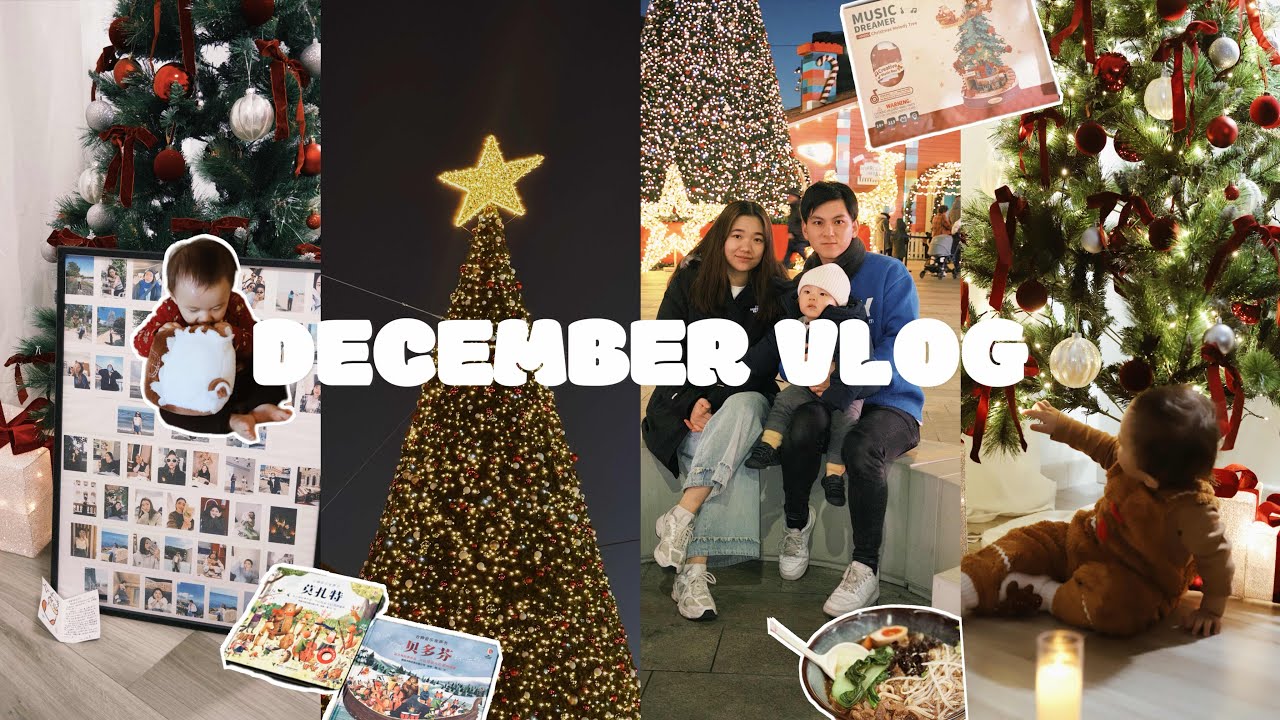 DEC VLOG｜母子时光的一些记录🥲Dylan的各种可可爱爱🫶🏻｜拍一组圣诞写真🎄偶遇圣诞老公公🎅🏻｜Ci Vediamo Ramen 🍜🎁