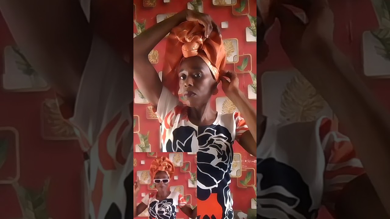 Easy elegant headwrap tutorial 