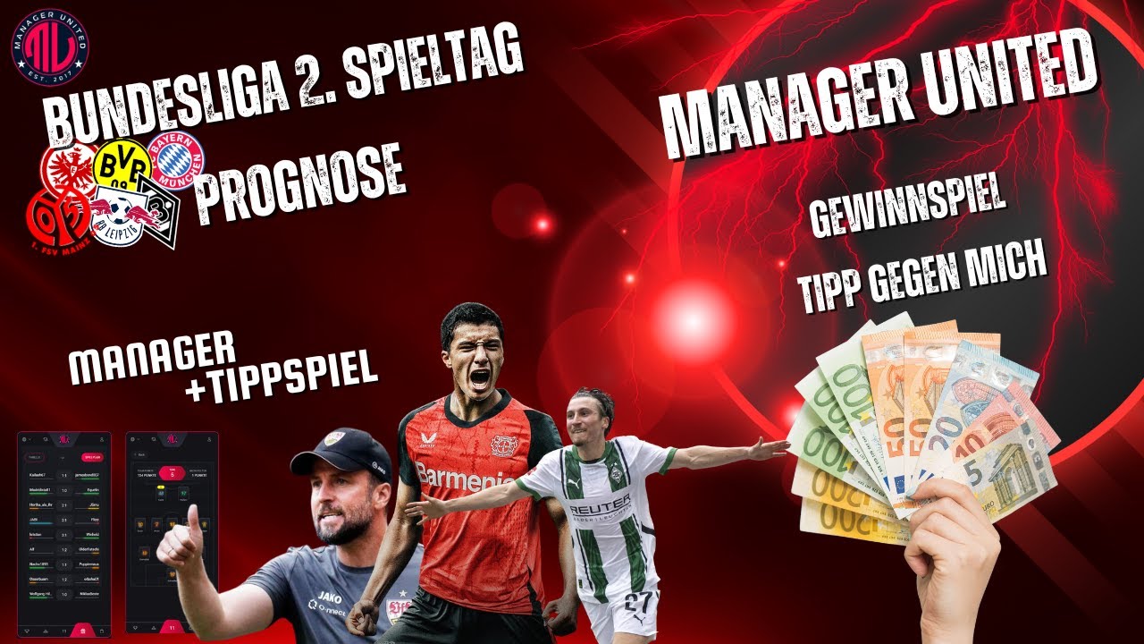 Bundesliga Prognose | 2. Spieltag Tipps + Gewinnspiel #bundesliga