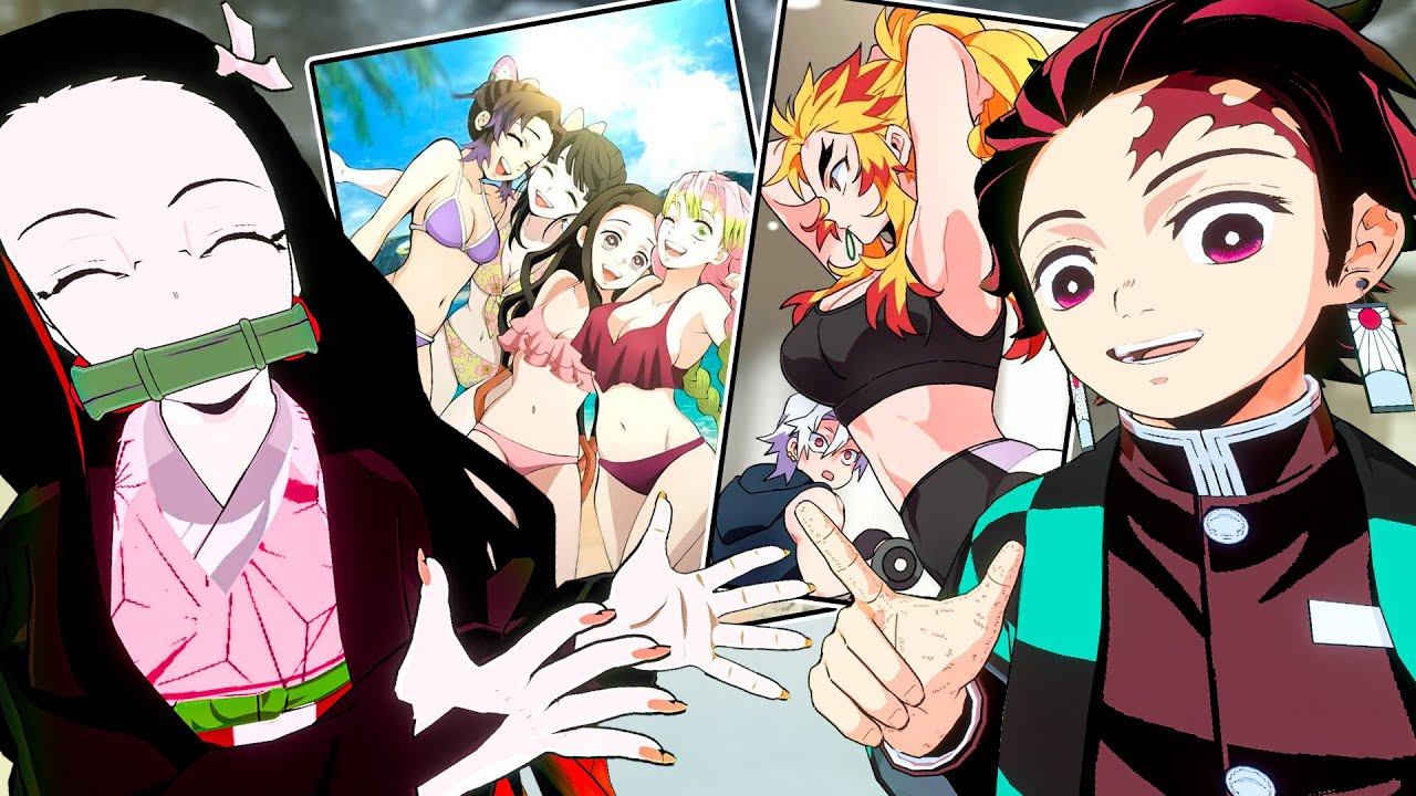 Tanjiro e Nezuko REAGEM as IMAGENS de Demon Slayer