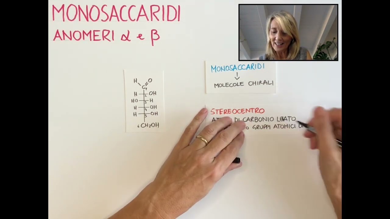 Anomeri alfa e beta nei monosaccaridi