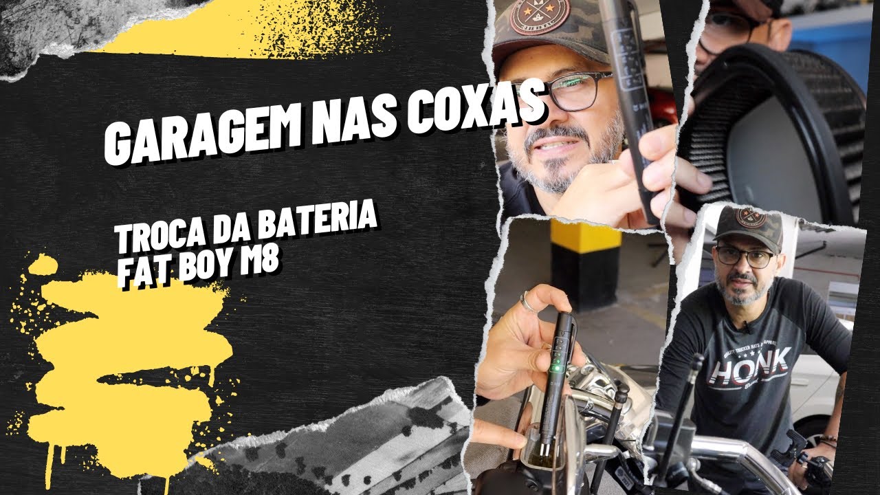 Troca da bateria FAT BOY 114 !!