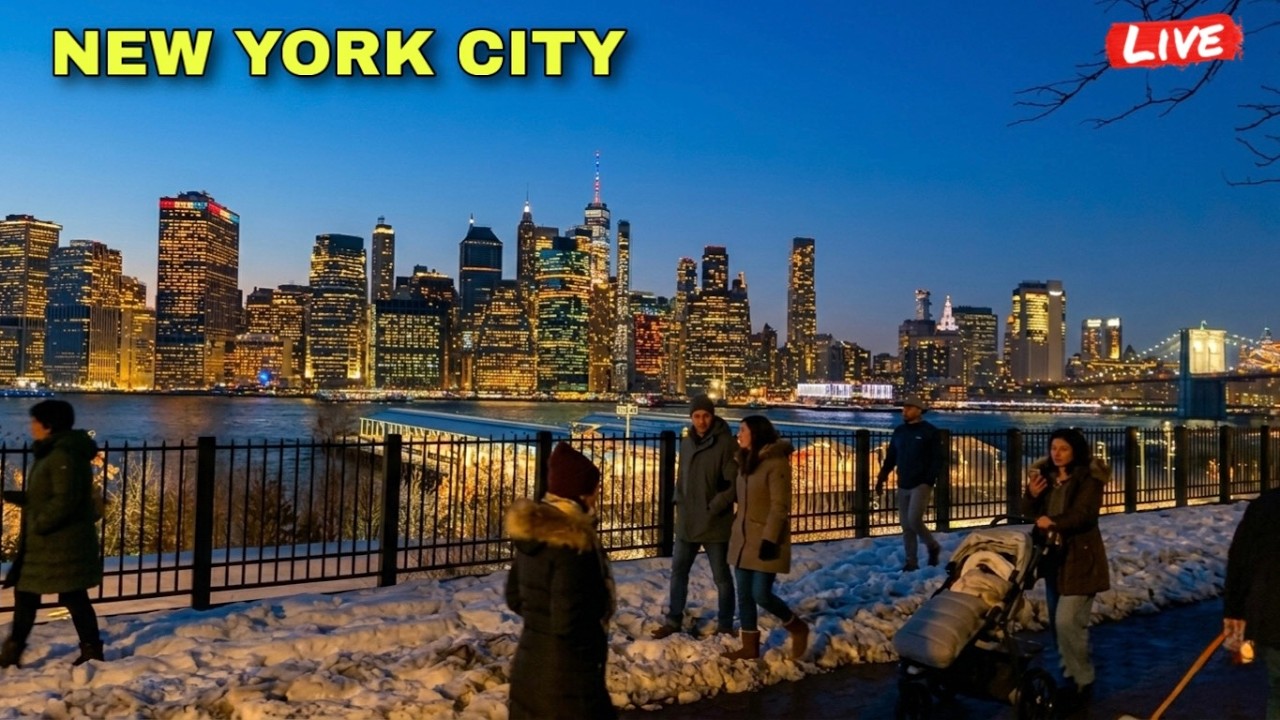 IRL Brooklyn Heights To Chinatown New York City Wednesday Evening (25th February 2026)