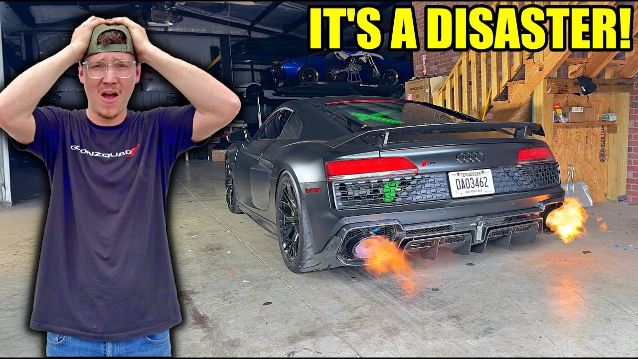 Our 1200HP Twin Turbo Audi R8 Won't Stop Breaking!!!