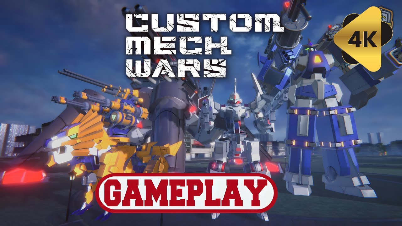 Custom Mech Wars - Gameplay No Commentary [4k]