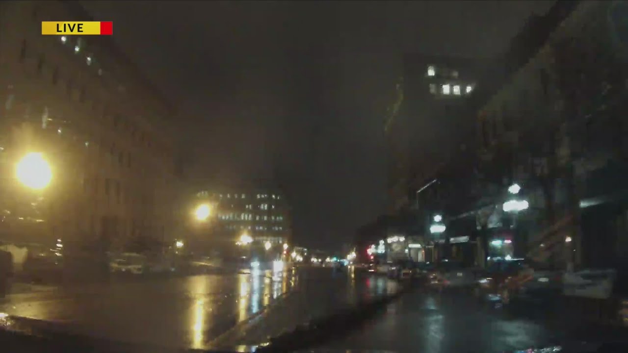 Meteorologist Zach Hatcher out in Mobile Storm Tracker