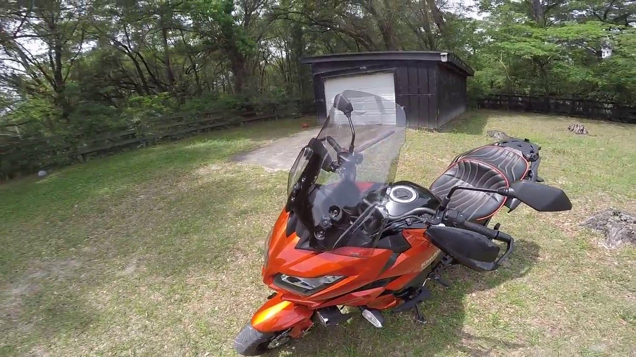 Puig Touring Screen on '15 Versys 1000LT HD