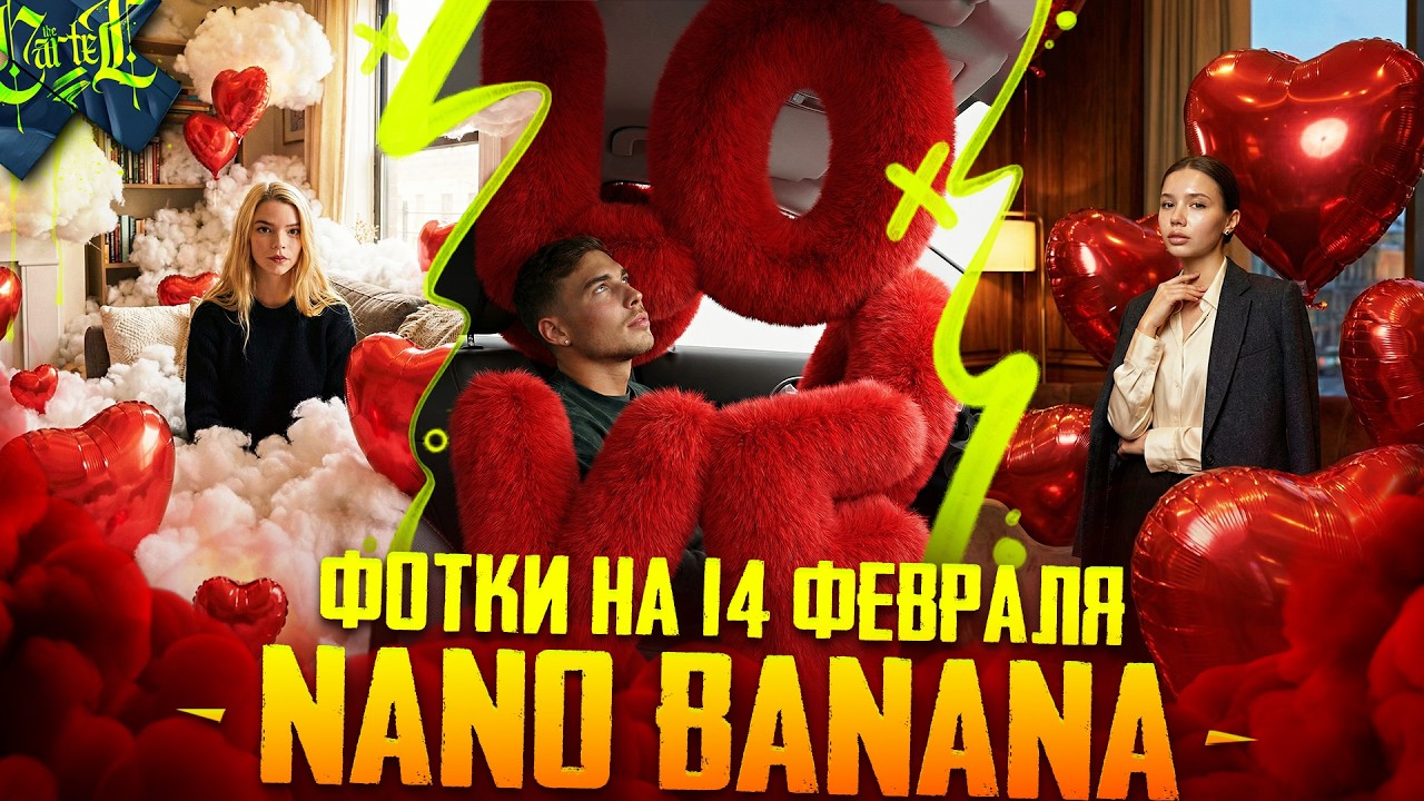 ФОТОСЕССИЯ К 14 ФЕВРАЛЯ | ПОВТОРИТ КАЖДЫЙ | КРАСИВЫЕ ФОТОГРАФИИ К ДНЮ ВСЕХ ВЛЮБЛЁННЫХ | NANO BANANA