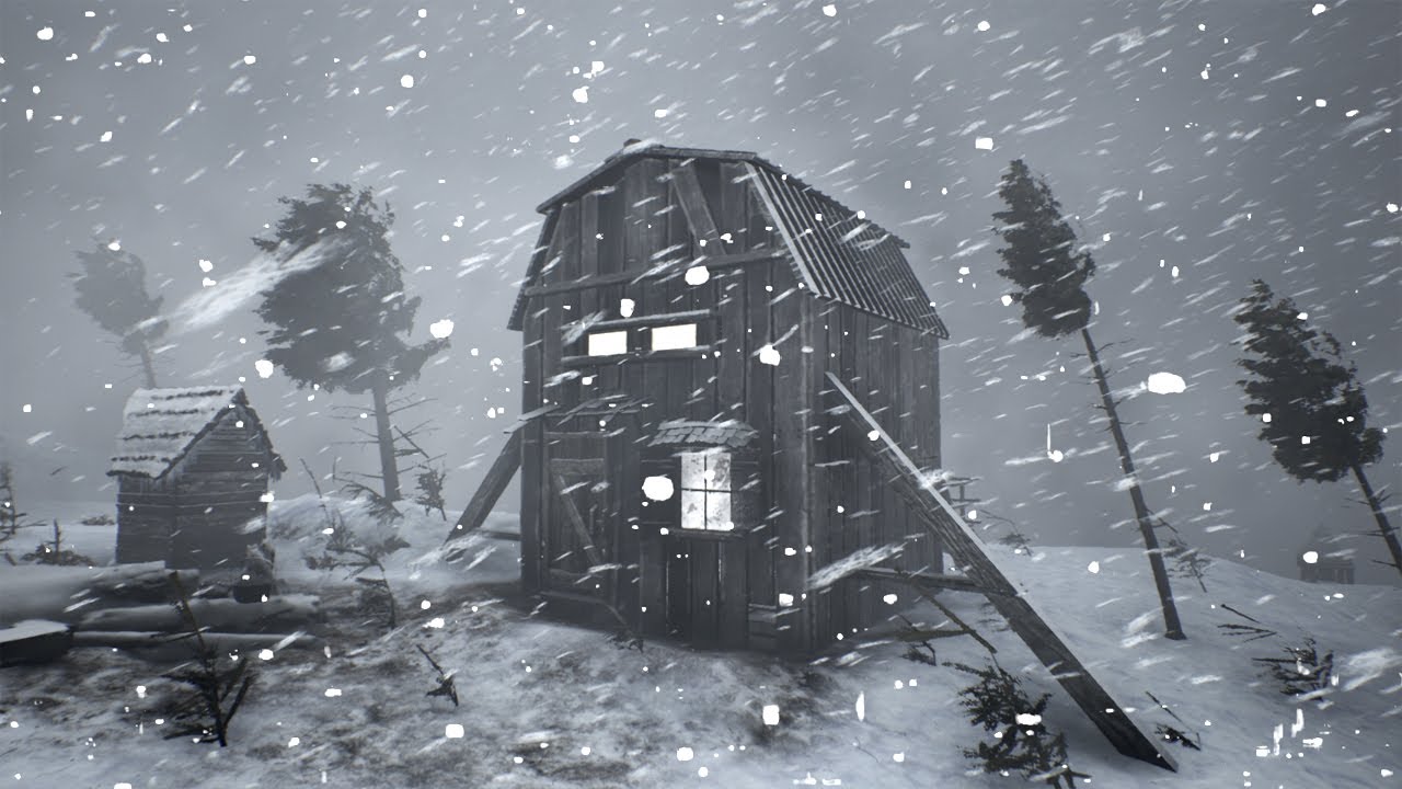 Winter Storm Ambience with Icy Howling Winds for Deep Sleep | Endless Frozen Night White Noise