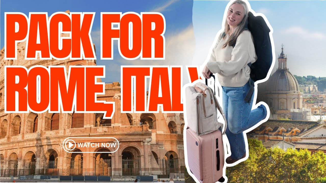 Pack with Me for Rome, Italy | Packing Tips + Travel Essentials