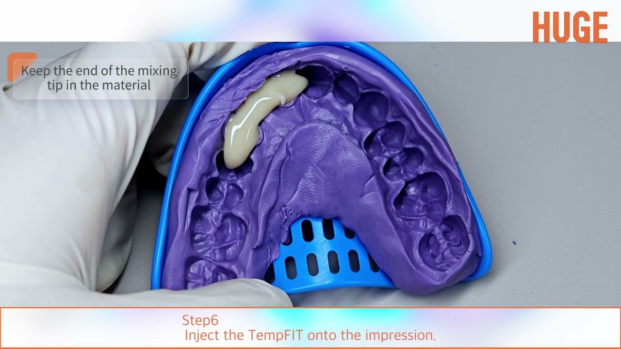 TempFIT Temporary Crown and Bridge Resin Operation Video