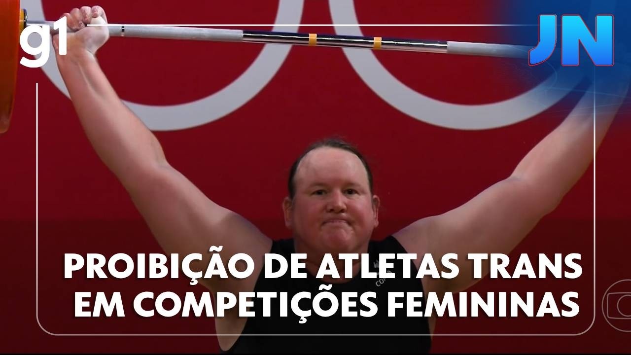 Jornal Nacional: COI pro&iacute;be participa&ccedil;&atilde;o de atletas trans em competi&ccedil;&otilde;es femininas