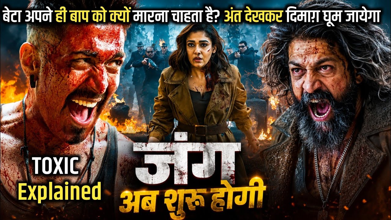 TOXIC Movie Explained in hindi | Toxic Movie Ending Explained 