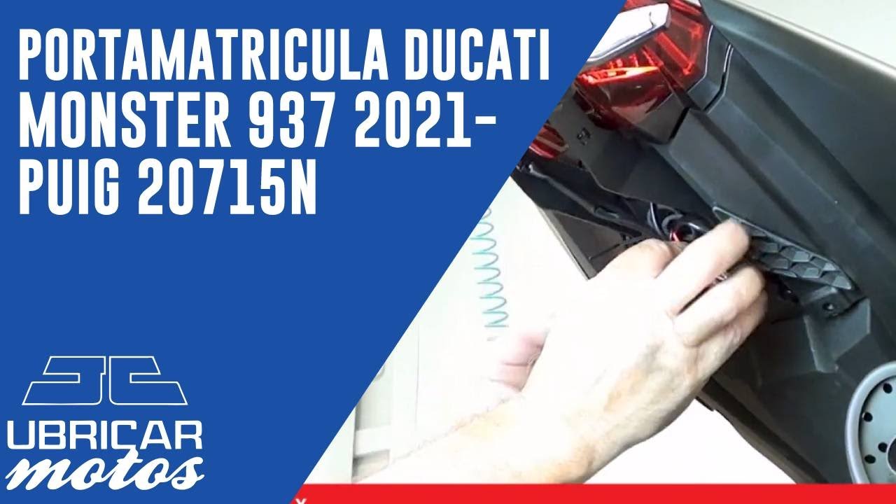 Portamatricula Ducati Monster 937 2021- | Puig 20715N