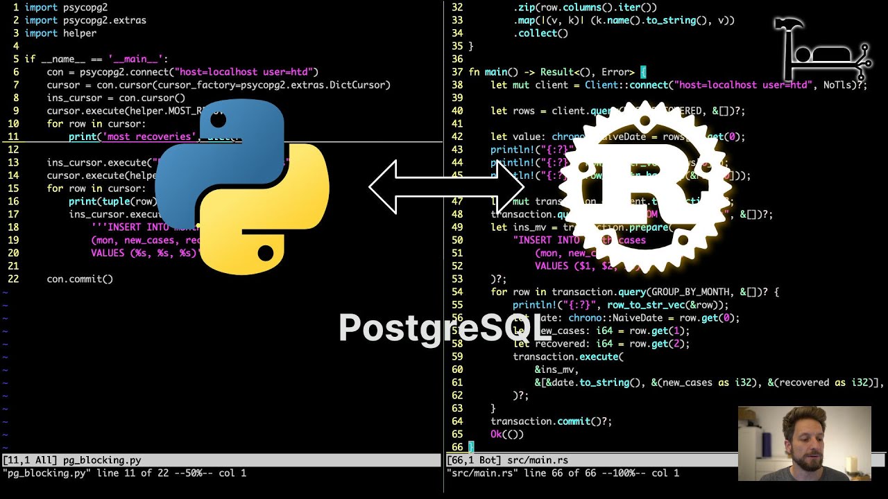 21. PostgreSQL - From Python to Rust