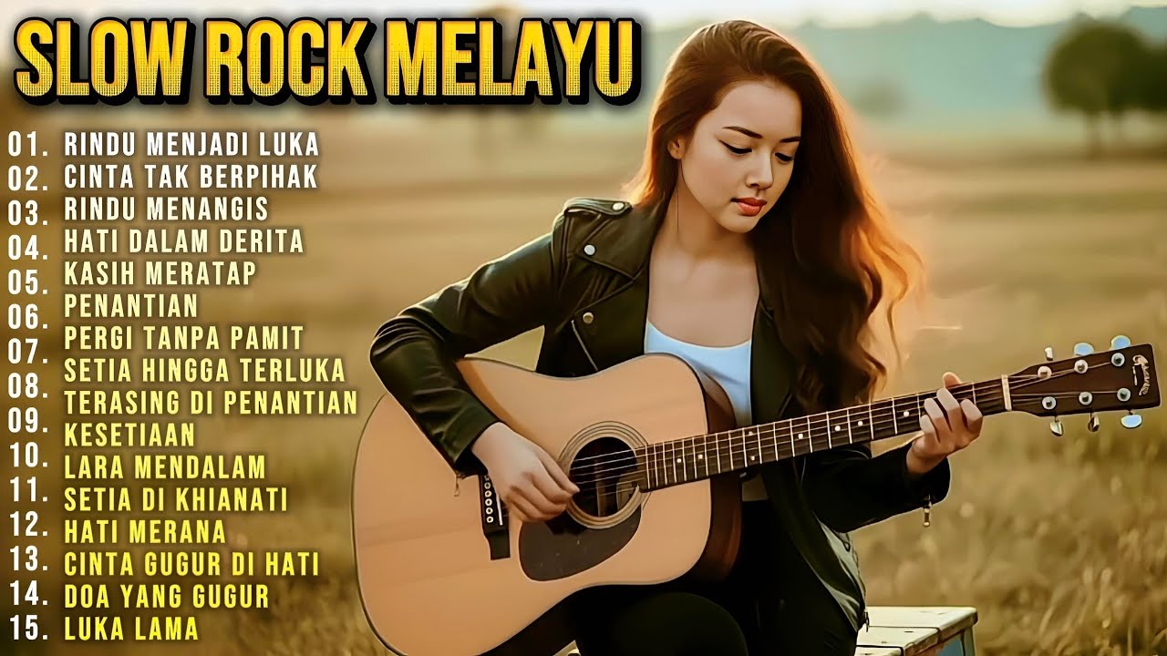 SLOW ROCK MELAYU TERBARU 2026 💔 Patah Hati – Rindu Menjadi Luka