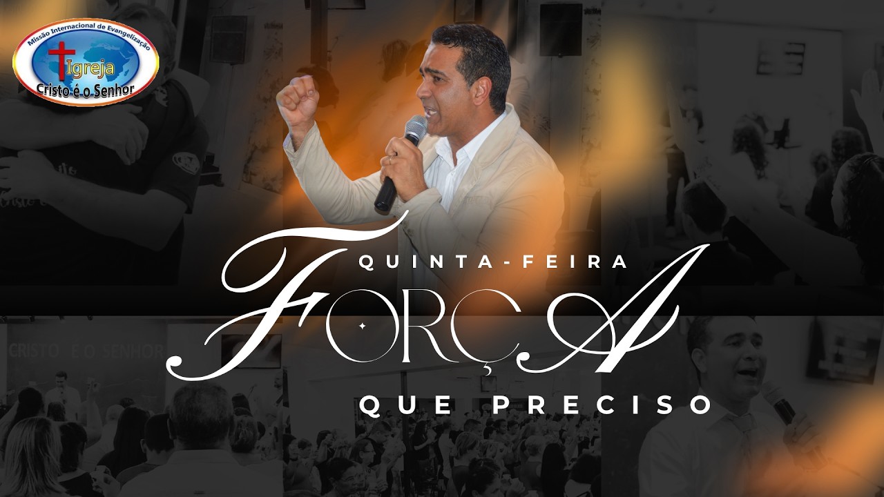 🔥 CULTO DA FORÇA QUE PRECISO | AO VIVO  | PASTOR LUIS FERNANDO