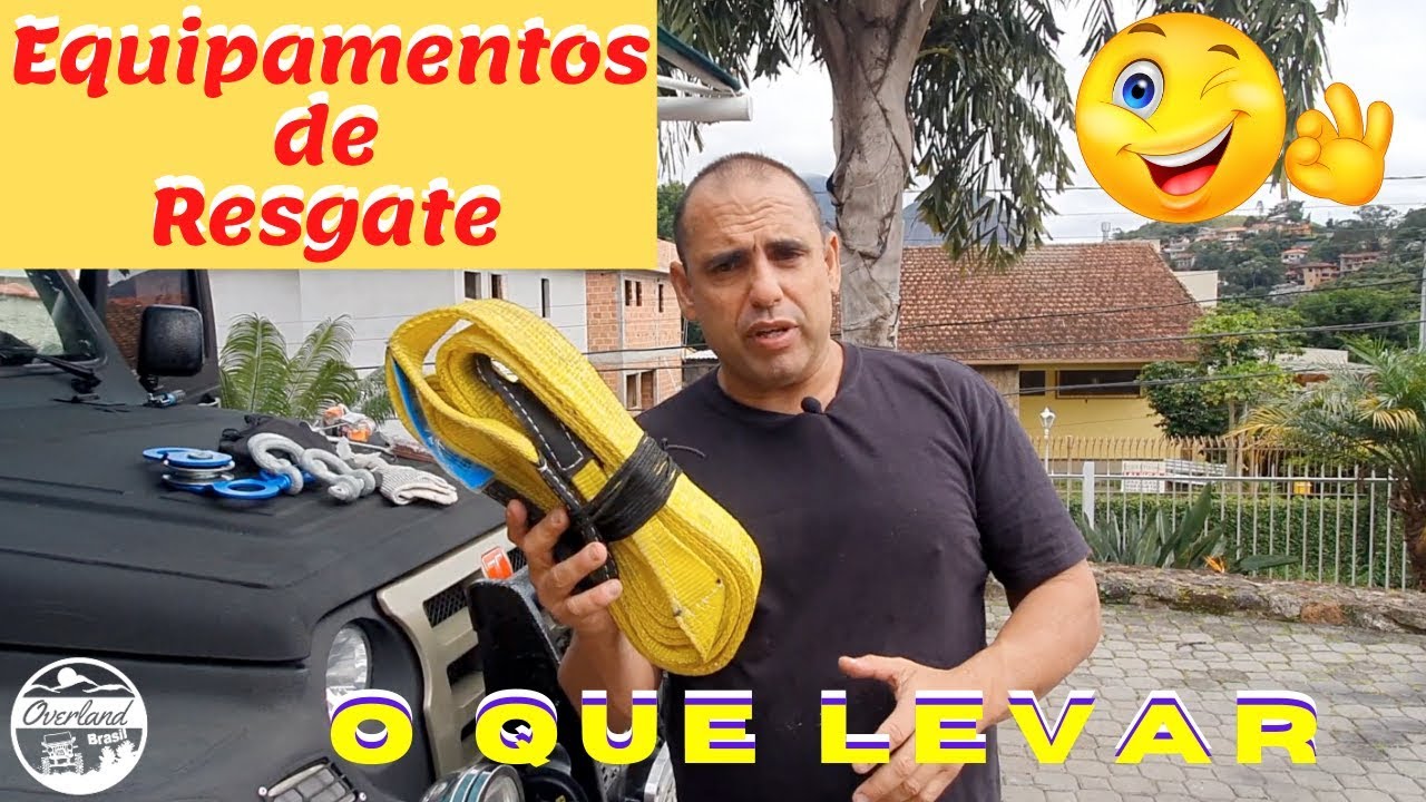 🏅🧤 Part. 1 - MEU KIT EQUIPAMENTO DE RESGATE TOP DE LINHA.!! REBOQUE, RESGATE E PONTO DE ANCORAGEM!