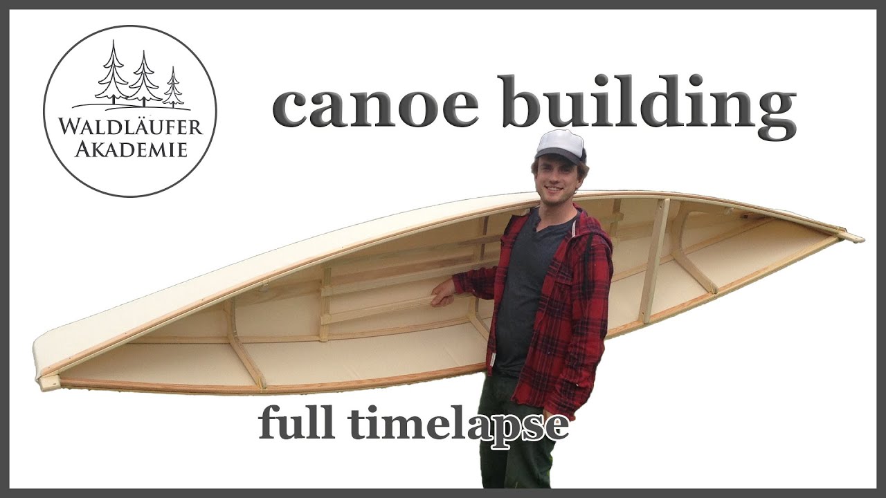 Canoe Building Skin-On-Frame - 2 Days Timelapse