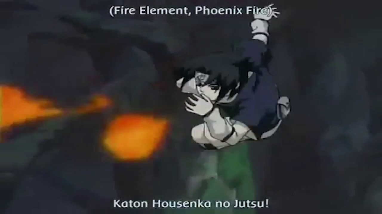 Sasuke's Katon Housenka no Jutsu