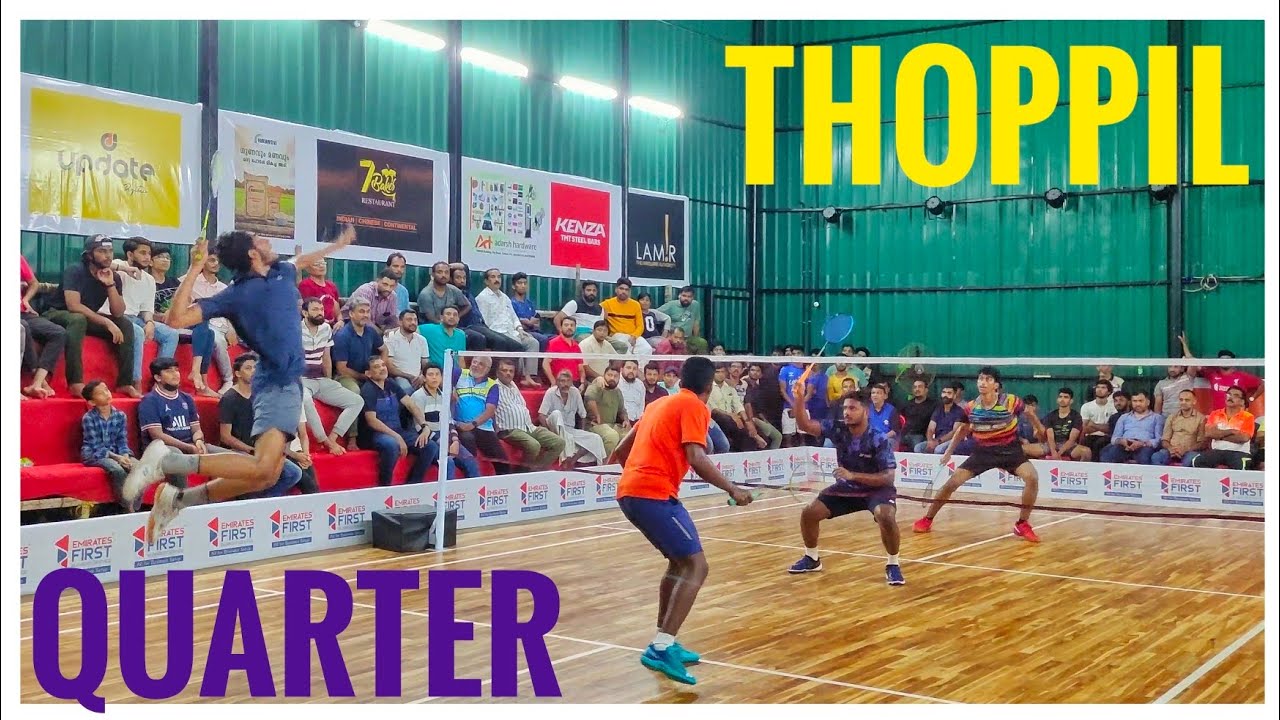 ROSHAN/ABEESH VS EDWIN/NAVANEETH:THOPPIL SOUTH INDIAN OPEN BADMINTON INVITATION TOURNAMENT