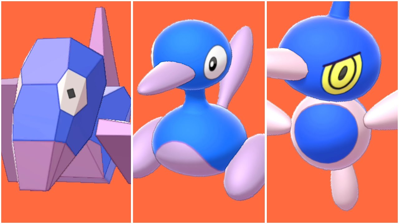 PORYGON EVOLUTION TEAM! Shiny Porygon, Porygon 2, Porygon Z Moveset Pokemon