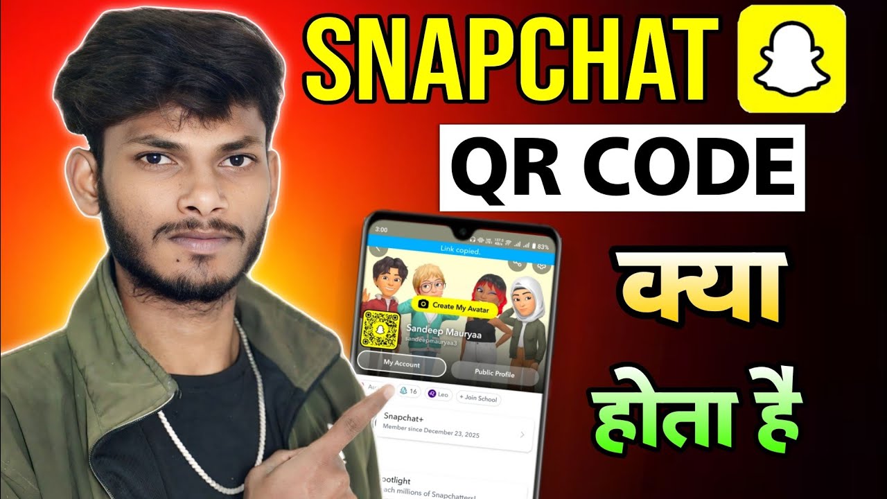 Snapchat QR Code (Snapcode) Kya Hota Hai 🤳 | Snapchat QR Code Kaise Use Kare | Scan Snapcode Guide