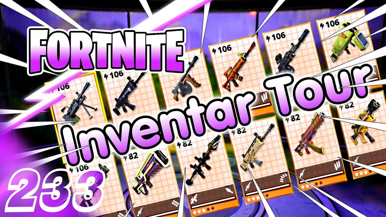 FORTNITE ⚡ Rette die Welt - Große Inventar Tour ◄#233► Let's Play FORTNITE - MaikderIV