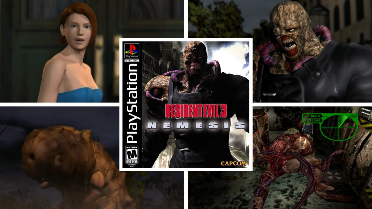Resident Evil 3: Nemesis - Bosses & Enemies  (No Damage)