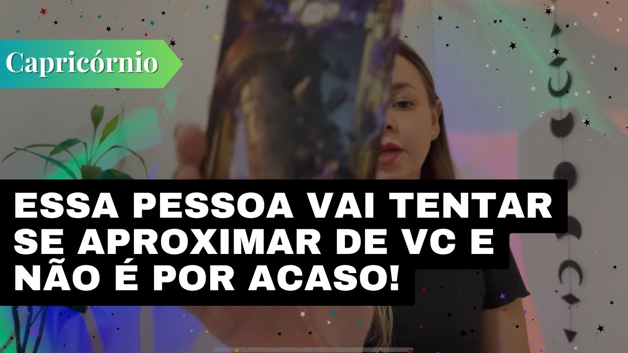 CAPRICÓRNIO✨QUEM É ESSA PESSOA? 🤔É TANTO INTERESSE NA SUA VIDA QUE CHEGA A SER ESTRANHO!
