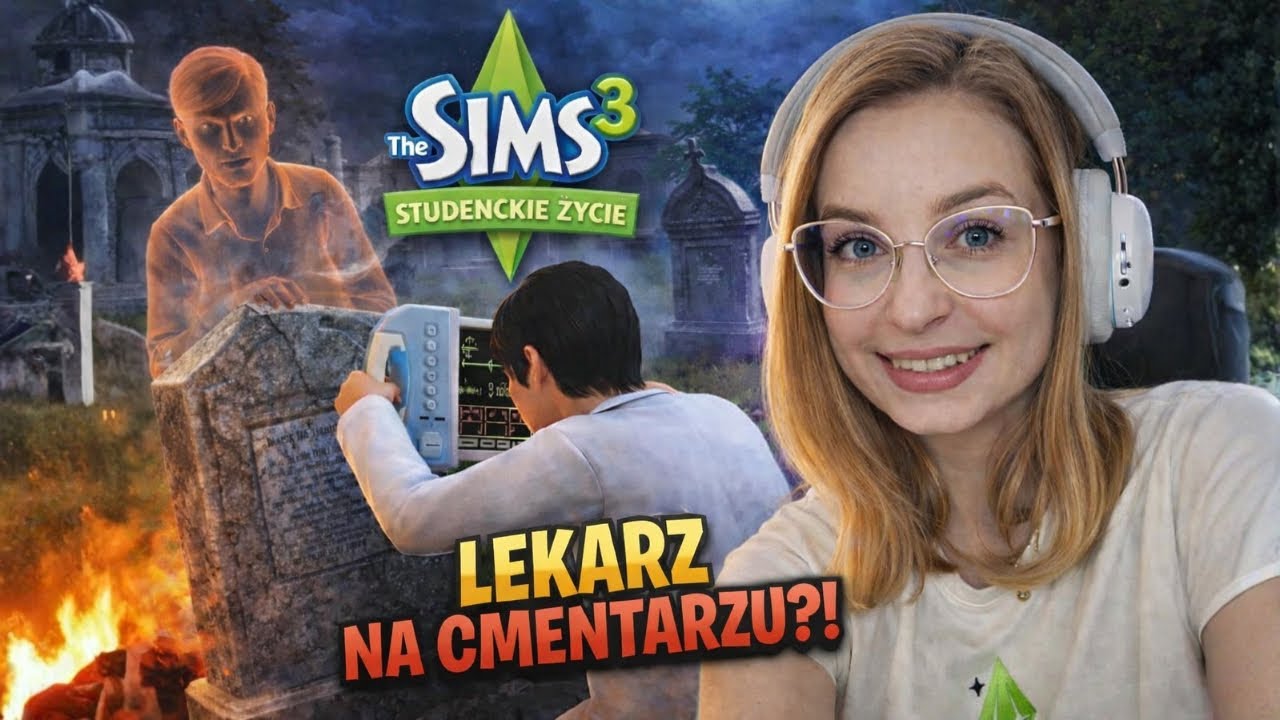 THE SIMS 3 STUDENCKIE ŻYCIE ✨LEKARZ NA CMENTARZU.. !? ✨