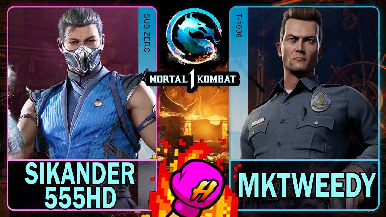 MK1 Sikander555HD (SUB-ZERO) VS MKTweedy (T-1000)🥊Mortal Kombat 1🥊4K 60ᶠᵖˢ