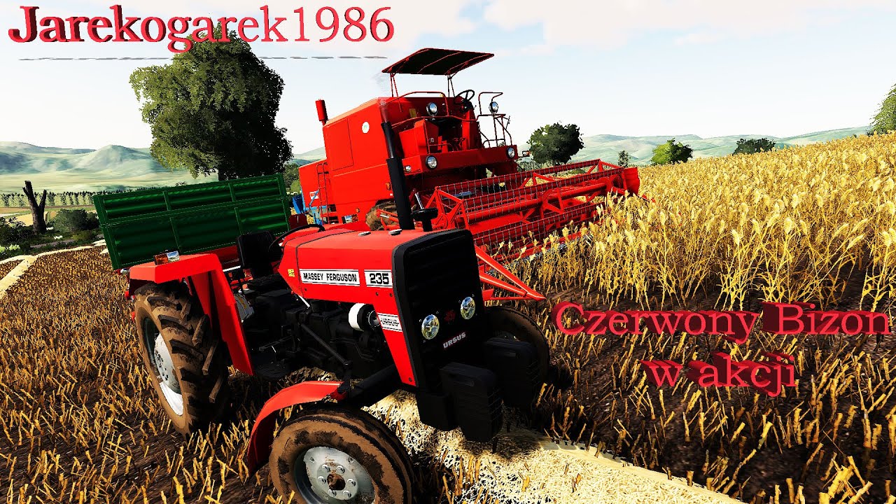Jarekogarek1986 -Piosenka Czerwony Bizon w akcji -wersja w Fs19