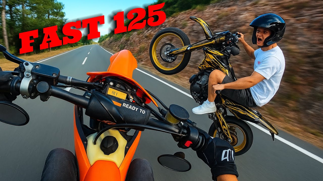 RAW KTM EXCF 450 CHASING EXC 125