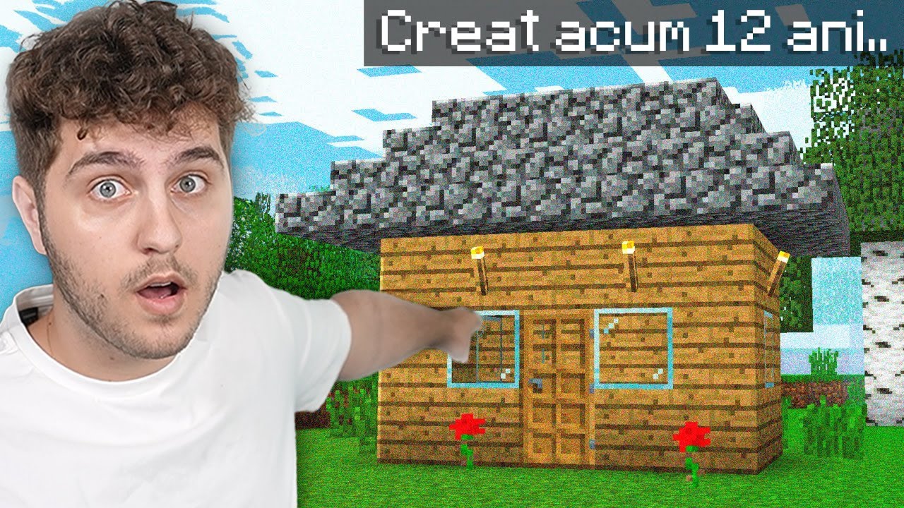 Joc Prima Mea VERSIUNE de MINECRAFT..