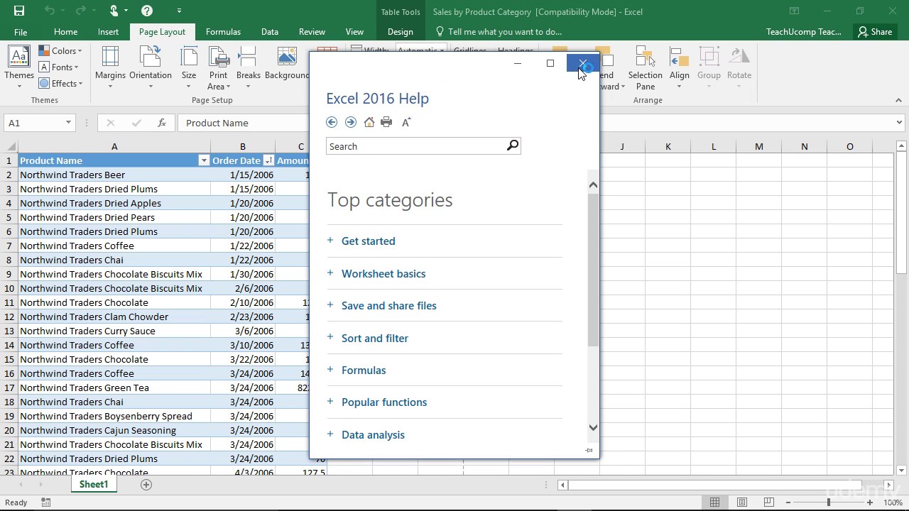 How To Use Excel Help