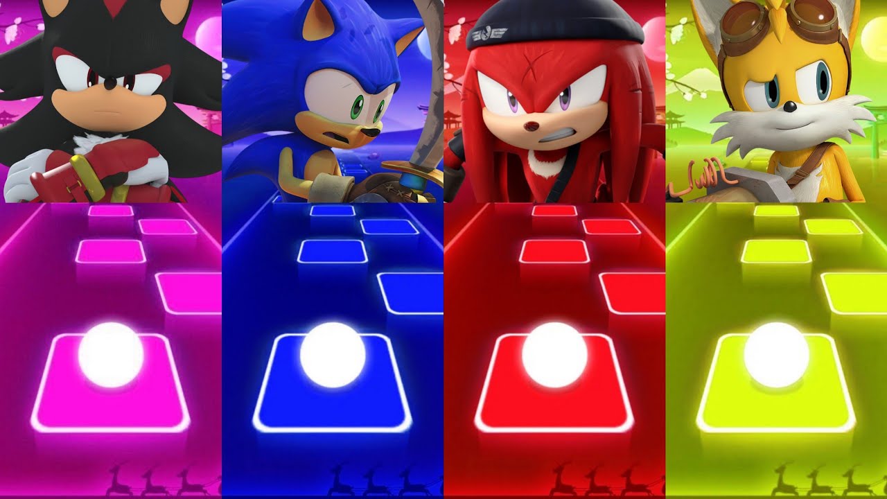 Shadow ⛔️ Sonic Prime ⛔️ Knuckles ⛔️ Nine Tails || Coffin Dance Cover || Tileshop EDM Rush