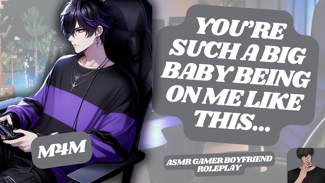 [ASMR RP] Bugging Your Tsundere Gamer Boyfriend to Sleep On Him! [M4M] [WHOLESOME] [BRATTY LISTENER]