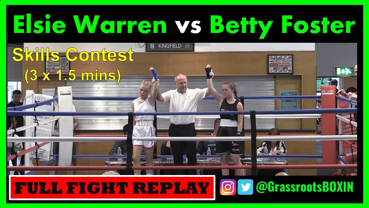 Elsie Warren vs Betty Foster - Skills Contest - Guildford Amateur Boxing Tournament (10/09/23)