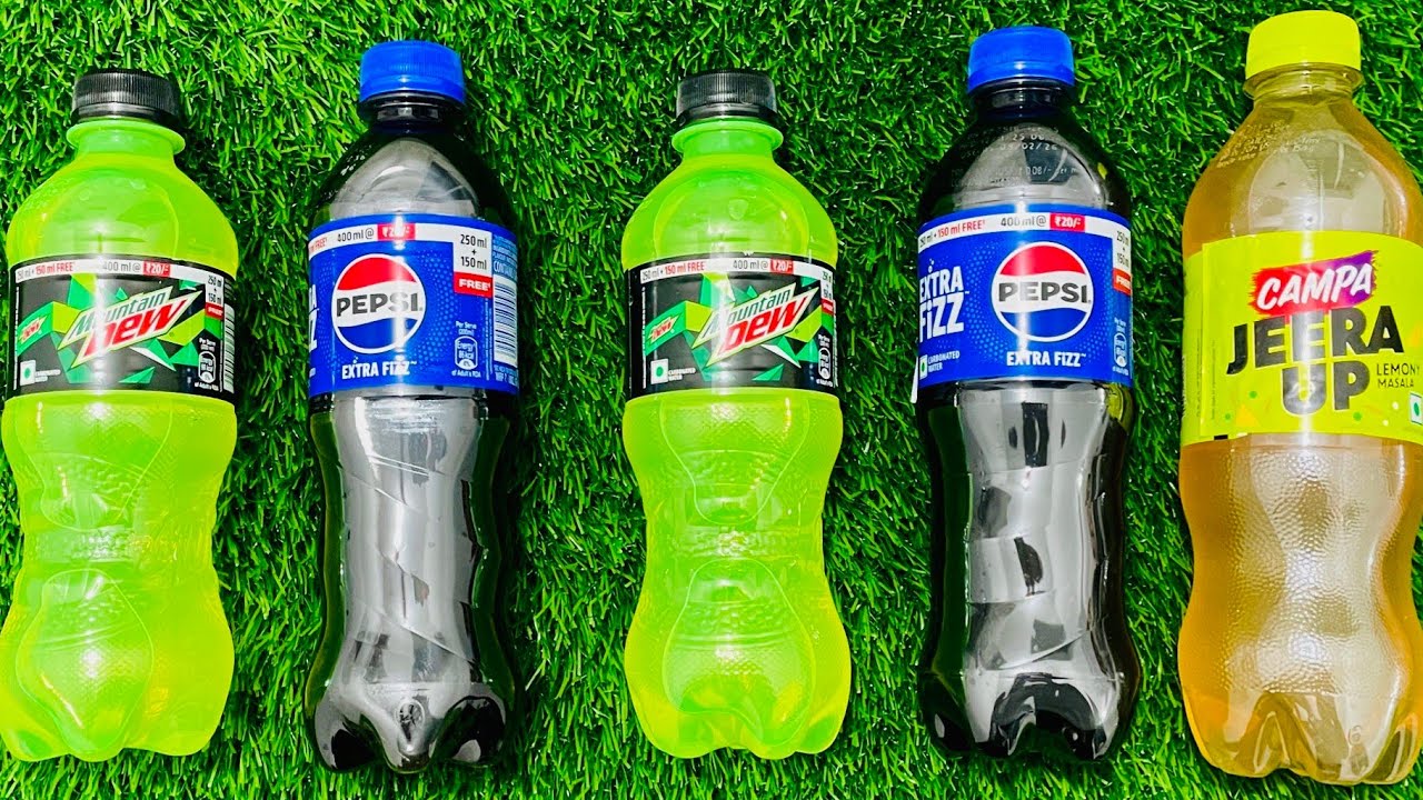 Pepsi Campa Jeera UP and Mountain Dew Mix Experiment  | ASMR