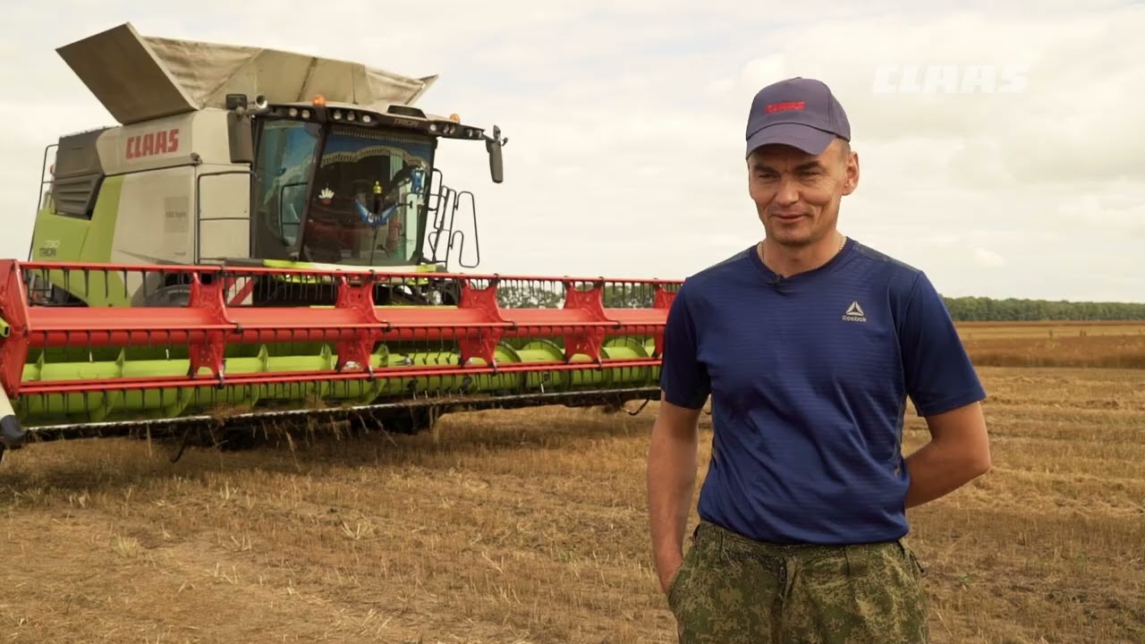Отзыв по работе комбайна CLAAS TRION 730 в Сибири.